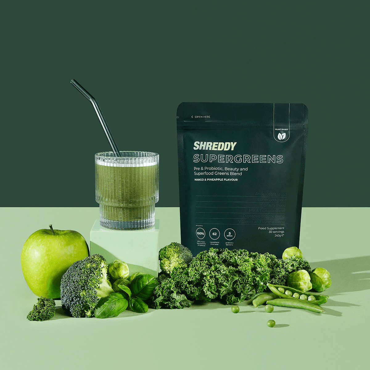 SHREDDY supergreens